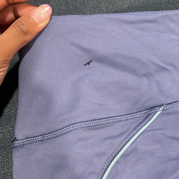 VS Purple Capri Athletic Leggings - Picture 3 of 5